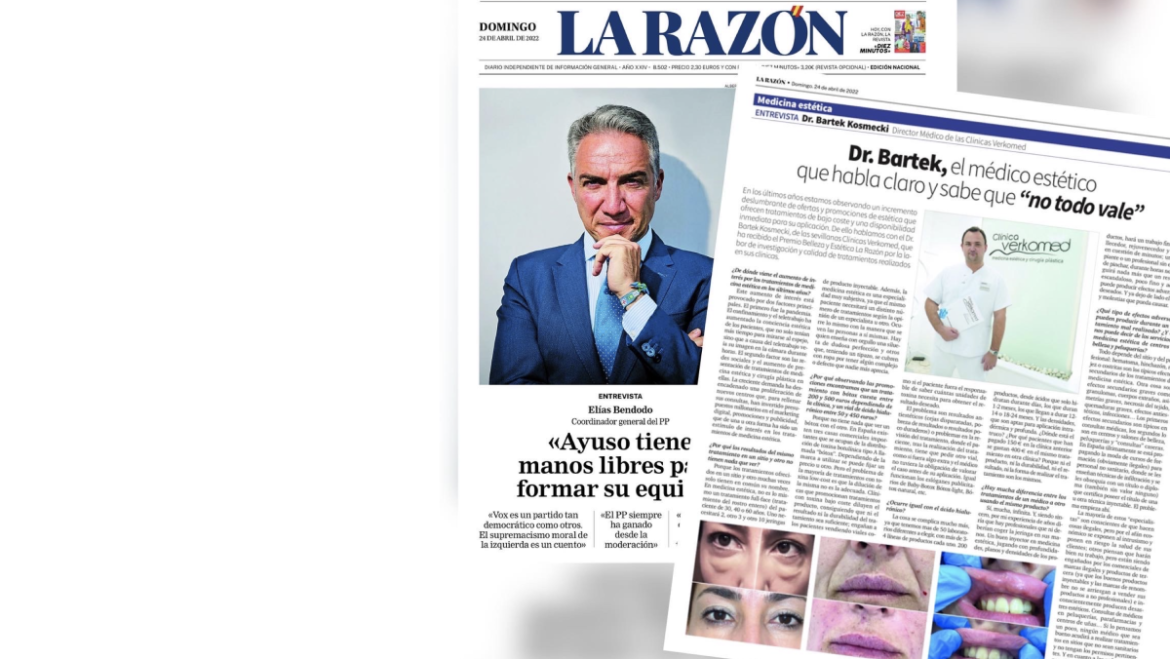ENTREVISTA LA RAZÓN: Dr. Bartek, el medico estético que habla claro y sabe que ¨no todo vale¨